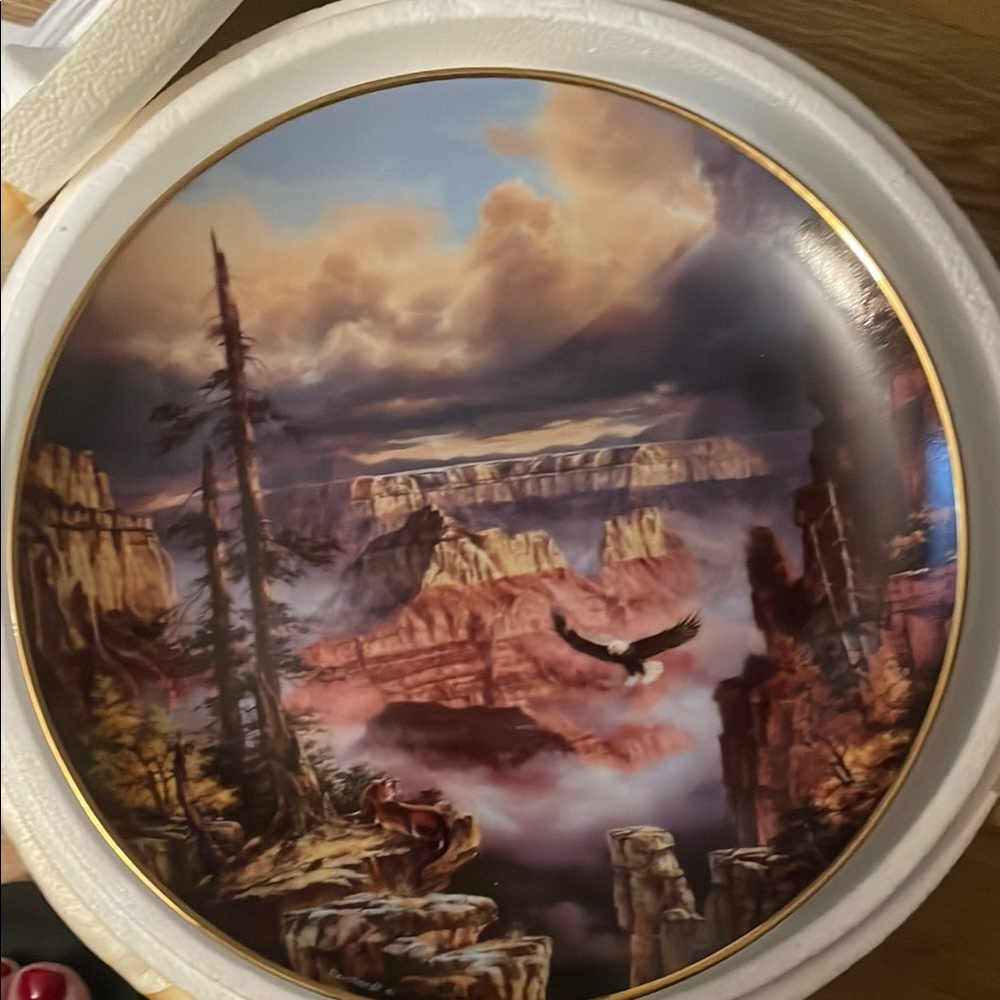 Scenic Landscape Decorative Plate